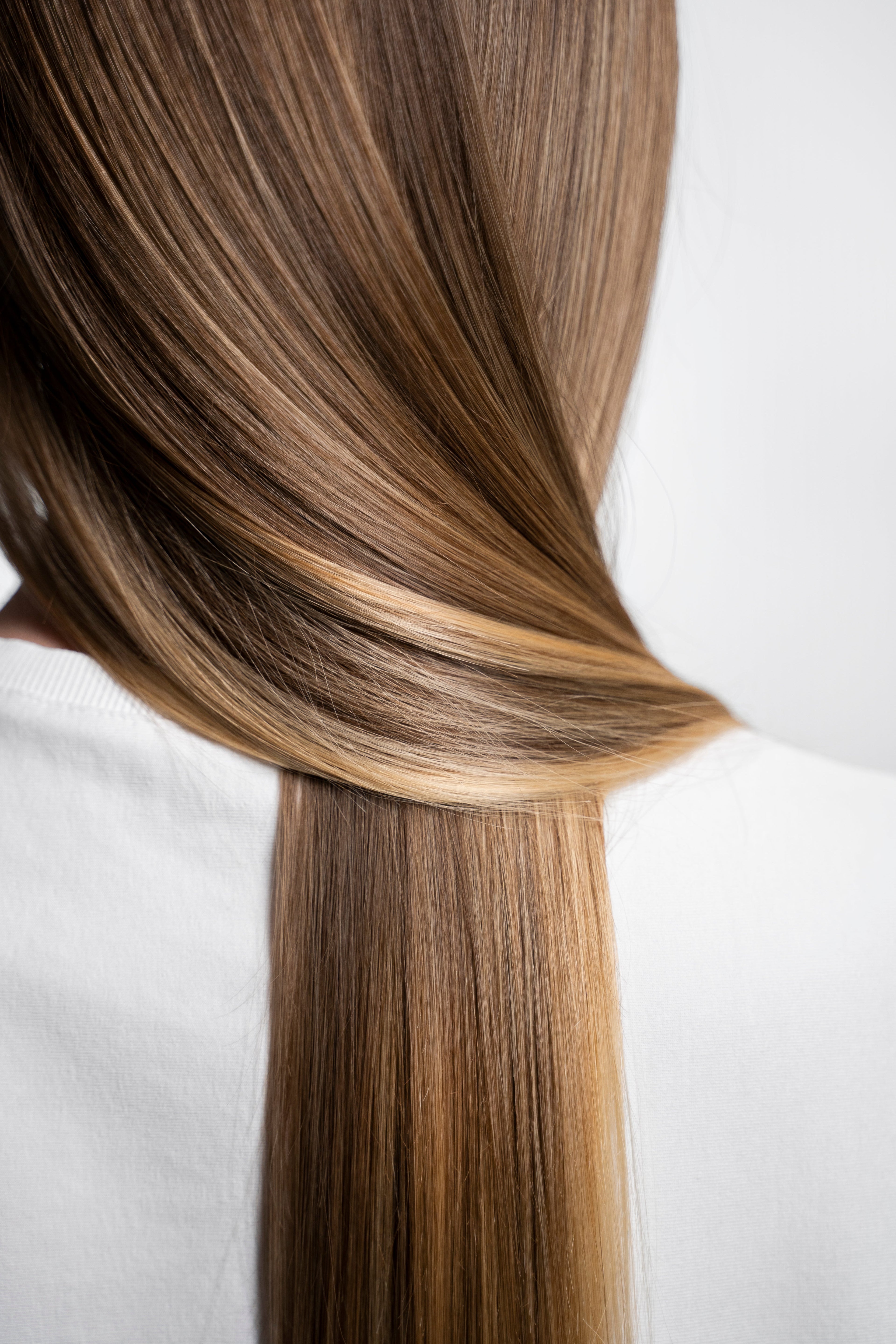 Strong healthy shiny hair